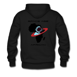 Space Age African(Men’s Premium Hoodie) - black