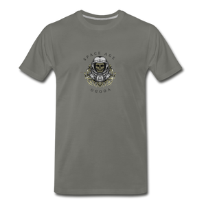 Space Age Voodo(Men's Premium T-Shirt) - asphalt gray