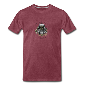 Space Age Voodo(Men's Premium T-Shirt) - heather burgundy