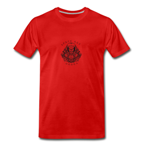 Space Age Vodoo(Men's Premium T-Shirt) - red