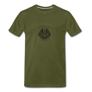 Space Age Vodoo(Men's Premium T-Shirt) - olive green