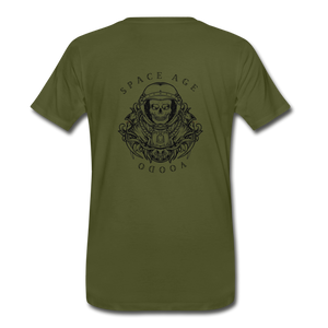 Space Age Vodoo(Men's Premium T-Shirt) - olive green