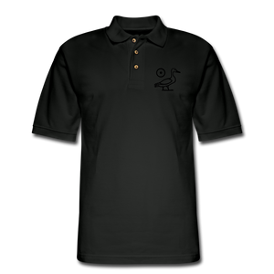 SaRa (Men's Pique Polo Shirt) - black