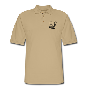 SaRa (Men's Pique Polo Shirt) - beige