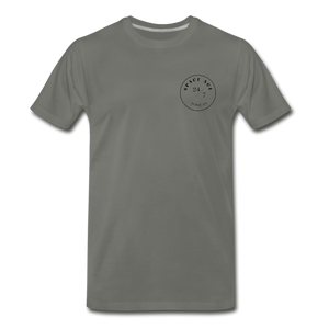 Space Age African(Men's Premium T-Shirt) - asphalt gray