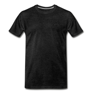 Space Age African(Men's Premium T-Shirt) - charcoal gray