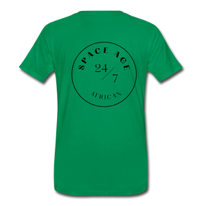 Space Age African(Men's Premium T-Shirt) - kelly green