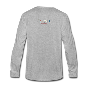 Pseudo Killas(Men's Premium Long Sleeve T-Shirt) - heather gray