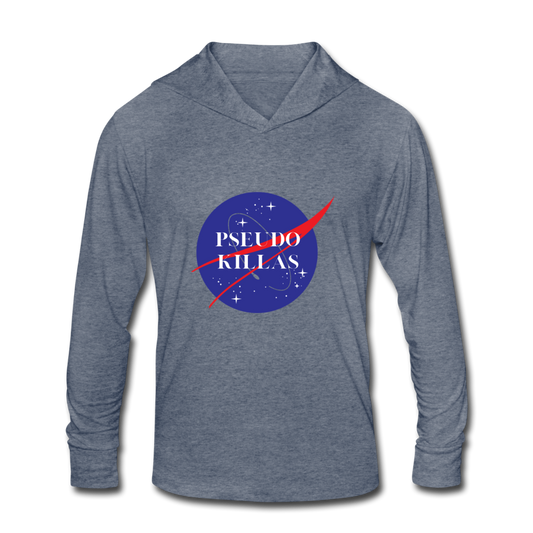 Pseudo Killas (Unisex Tri-Blend Hoodie Shirt) - heather blue