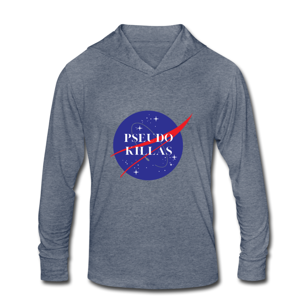 Pseudo Killas (Unisex Tri-Blend Hoodie Shirt) - heather blue