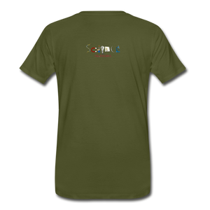 Pseudo Killas(Men's Premium T-Shirt) - olive green