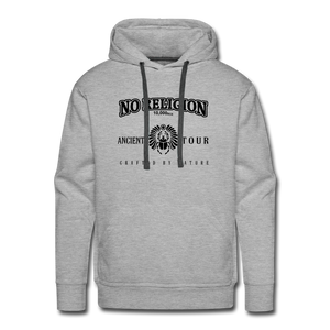 No religion (Men’s Premium Hoodie) - heather grey