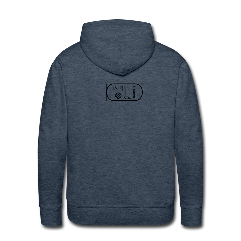 Men’s Premium Hoodie - heather denim