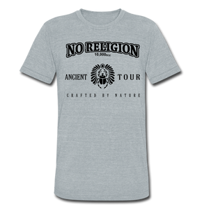 No Religion (Unisex Tri-Blend T-Shirt) - heather grey