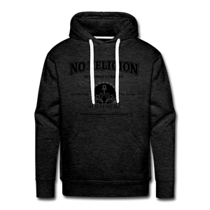No Religion (Men’s Premium Hoodie) - charcoal grey