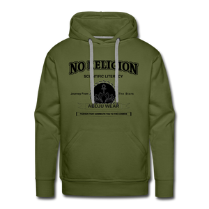 No Religion (Men’s Premium Hoodie) - olive green