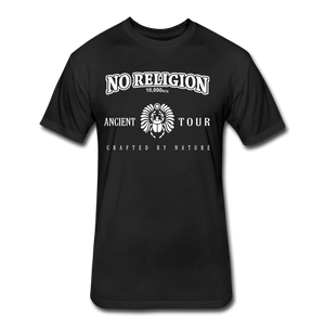 No Religion (Fitted Cotton/Poly T-Shirt by Next Level) - black