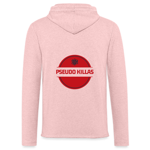 Pseudo Killas(Unisex Lightweight Terry Hoodie) - cream heather pink