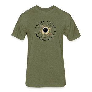 Pseudo Killas (Fitted Cotton/Poly T-Shirt by Next Level) - heather military green