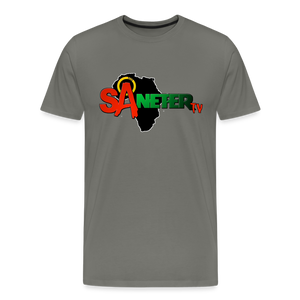 Sa neter (Men's Premium T-Shirt) - asphalt gray