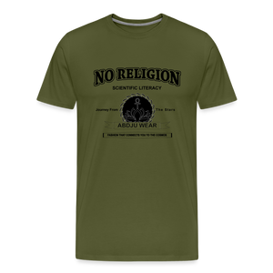 No Religion (Men's Premium T-Shirt) - olive green