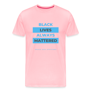 BLACK LIVES  (Men's Premium T-Shirt) - pink
