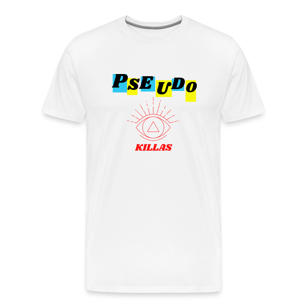 Pseudo Killas (Men's Premium T-Shirt) - white