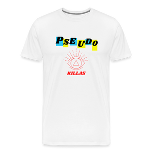 Pseudo Killas (Men's Premium T-Shirt) - white