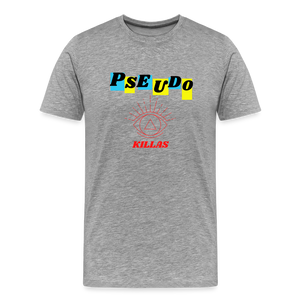 Pseudo Killas (Men's Premium T-Shirt) - heather gray