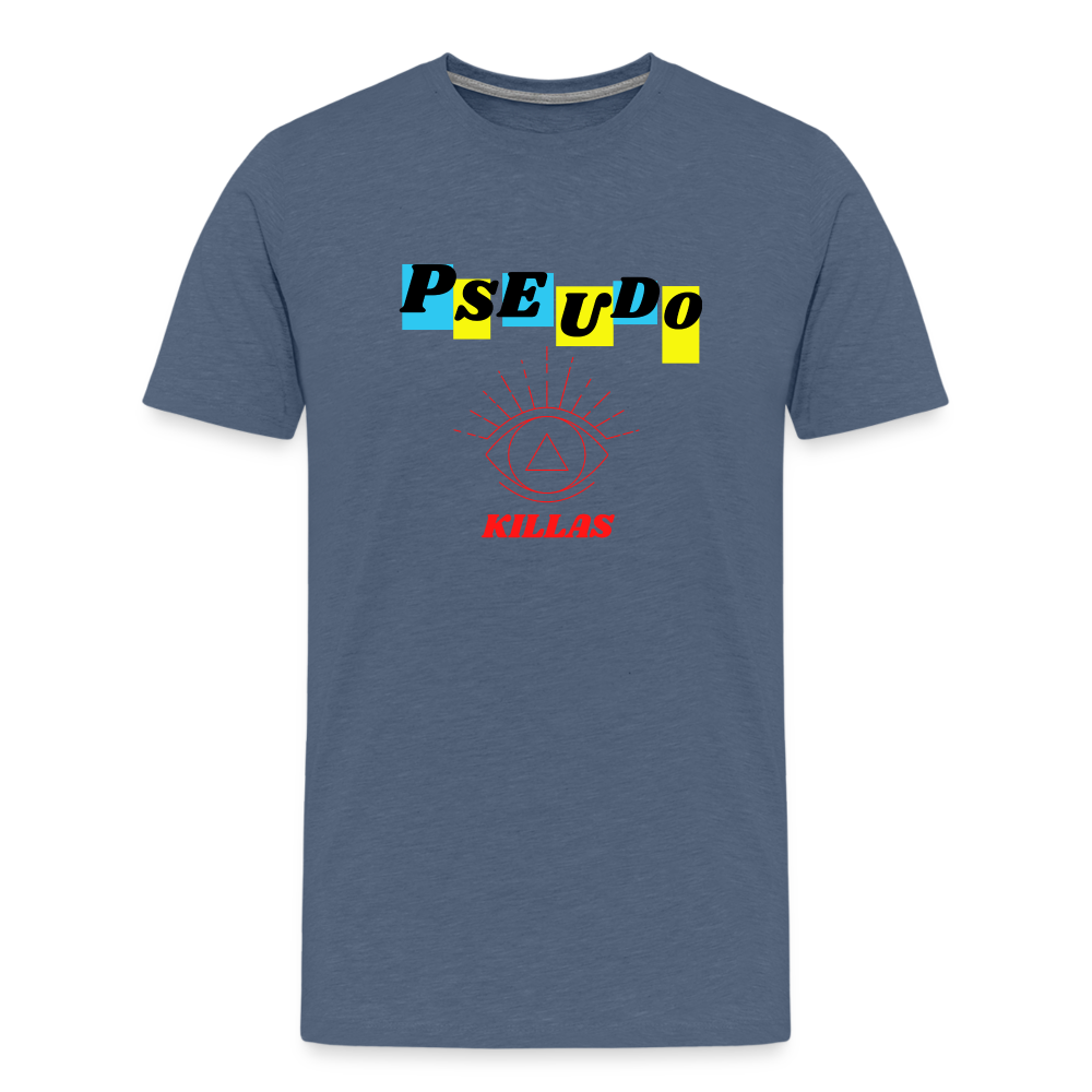 Pseudo Killas (Men's Premium T-Shirt) - heather blue