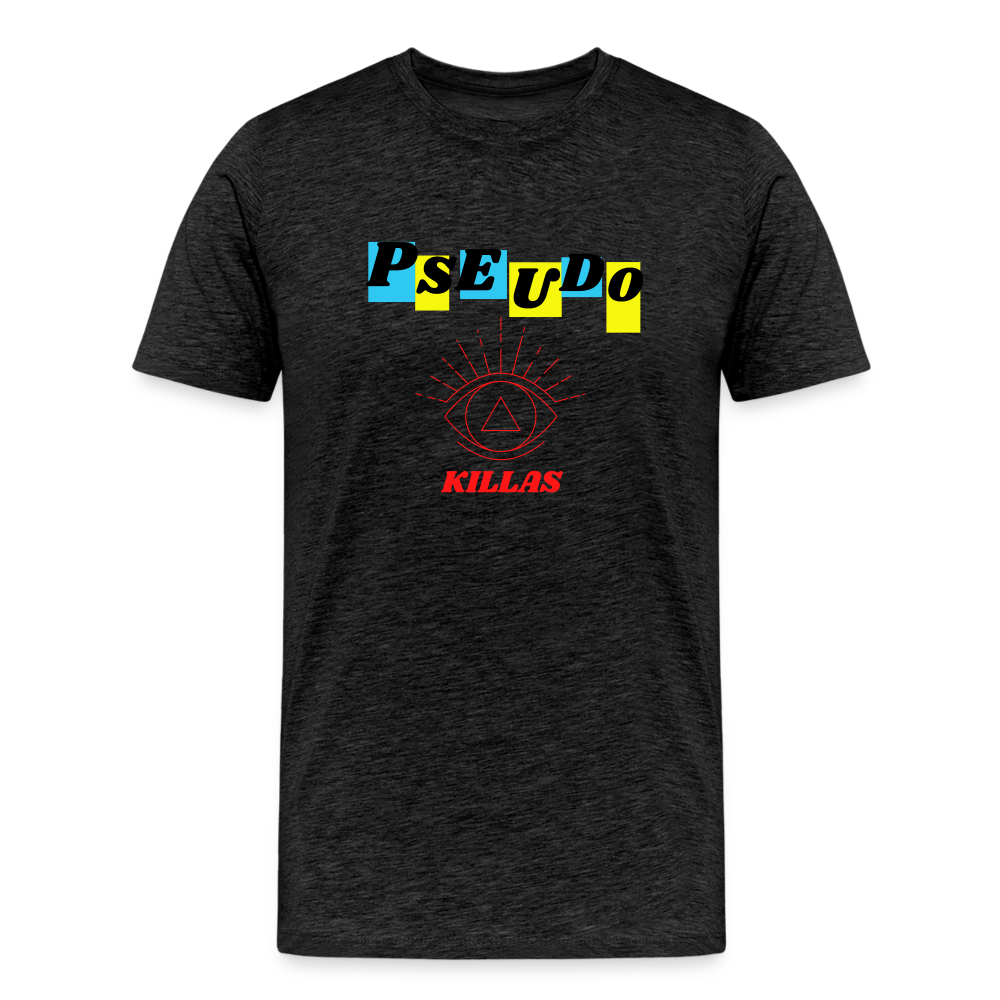 Pseudo Killas (Men's Premium T-Shirt) - charcoal grey