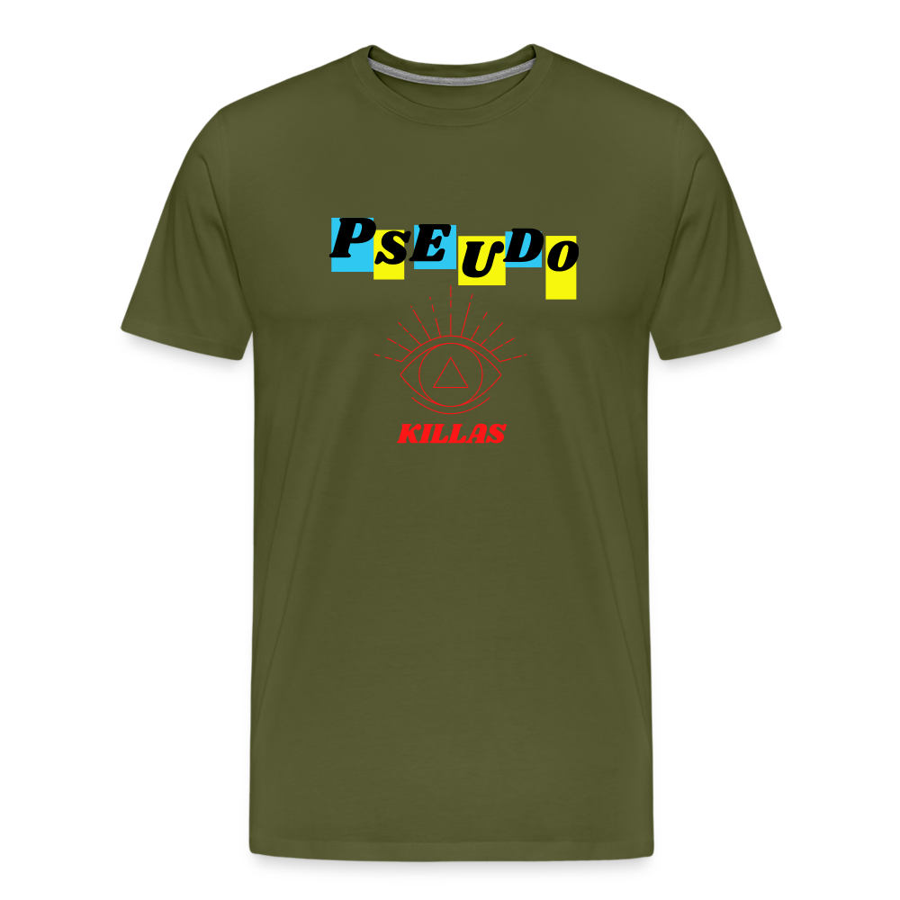 Pseudo Killas (Men's Premium T-Shirt) - olive green