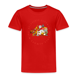Scientific Literacy (Toddler Premium T-Shirt) - red
