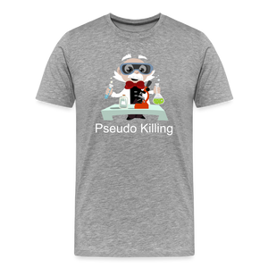 No Pseudo (Men's Premium T-Shirt) - heather gray