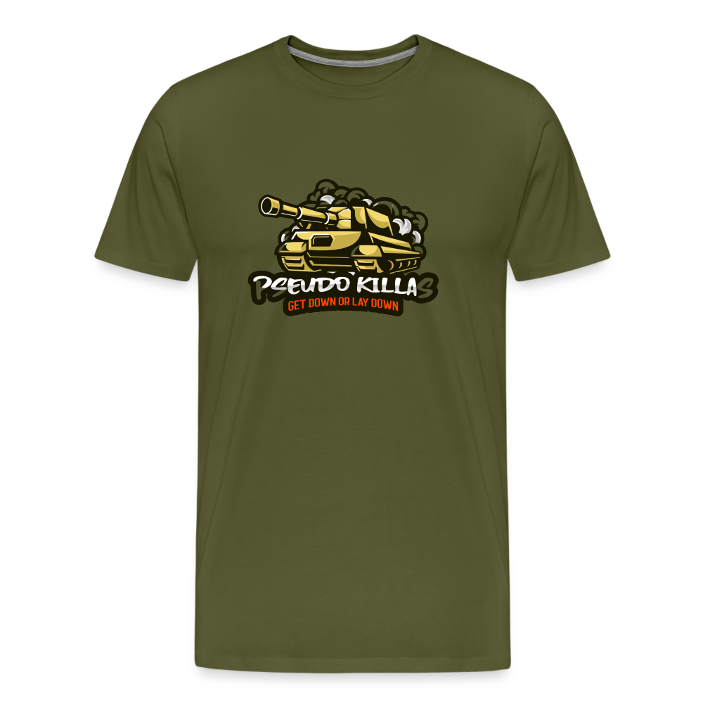 Pseudo Killa (Men's Premium T-Shirt) - olive green