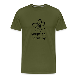 Skeptical Scrutiny (Men’s Premium Hoodie) - olive green