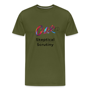 Skeptical Scrutiny (Men's Premium T-Shirt) - olive green