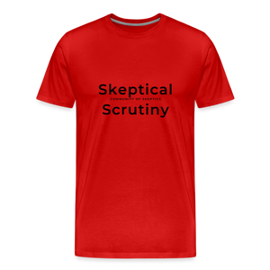 Community of Skeptics (Men's Premium T-Shirt) - red