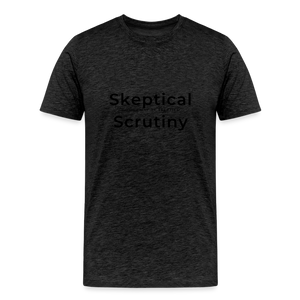 Community of Skeptics (Men's Premium T-Shirt) - charcoal grey