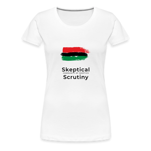 Skeptic (Women’s Premium T-Shirt) - white