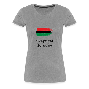 Skeptic (Women’s Premium T-Shirt) - heather gray
