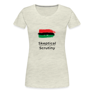 Skeptic (Women’s Premium T-Shirt) - heather oatmeal