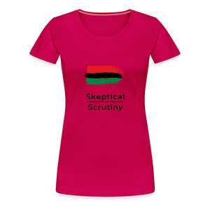 Skeptic (Women’s Premium T-Shirt) - dark pink