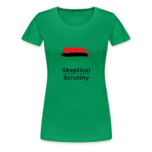 Skeptic (Women’s Premium T-Shirt) - kelly green