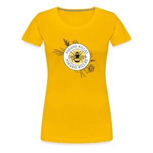 No Pseudo (Women’s Premium T-Shirt) - sun yellow