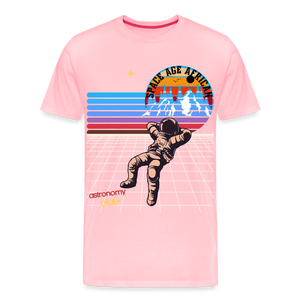 Space Age African (Men's Premium T-Shirt) - pink