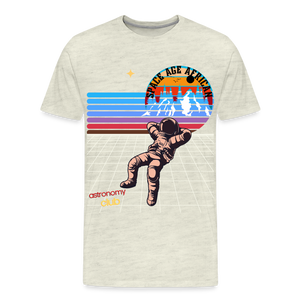 Space Age African (Men's Premium T-Shirt) - heather oatmeal